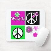 熱い色の平和 マウスパッド (マウス)