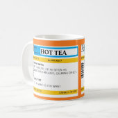 熱い茶規定のマグ コーヒーマグカップ (正面左)