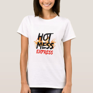 熱い表現女のTシャツ Tシャツ