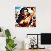 熱い警告 ポスター (ホームオフィス)