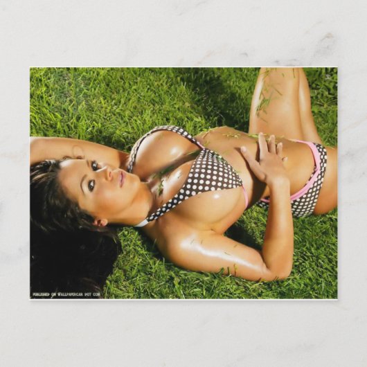 熱い赤ちゃん ポストカード (正面)