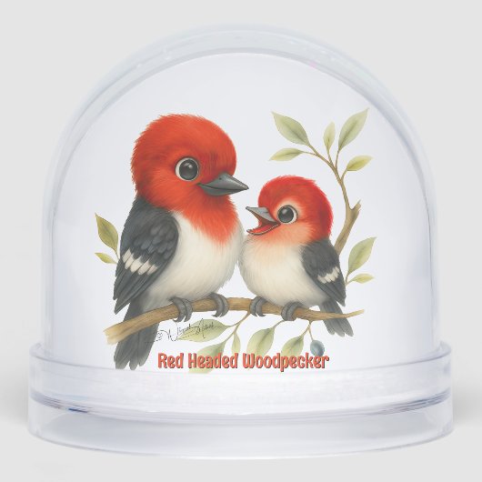 熱い赤毛頭のキツツキ (正面)