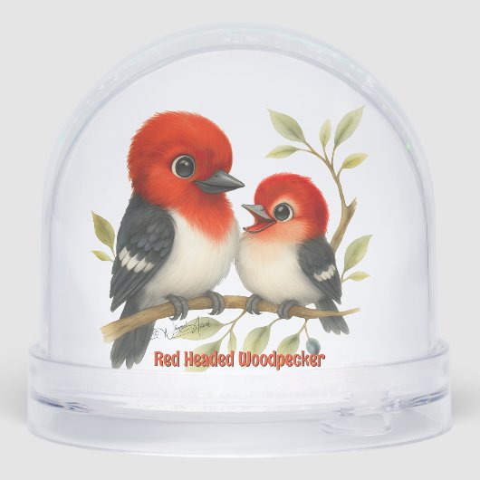 熱い赤毛頭のキツツキ (裏面)