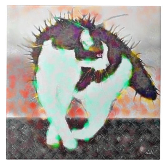 熱い錫の屋根の猫 タイル (正面)