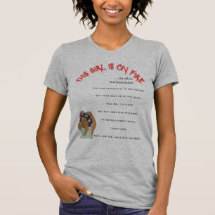 熱い閃光とsass:それを取得する更年期のティー tシャツ