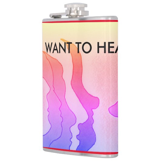 熱い頭、私はそれをフラスコを聞きたくない フラスク (左)