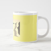 熱い頭、私はそれを聞きたくない!!! ジャンボコーヒーマグカップ (右)