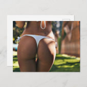 熱い!ビキニガール写真はがき ポストカード (正面/裏面)