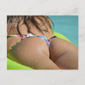 熱い!ビキニガール写真はがき ポストカード (正面)