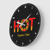 熱い ラージ壁時計 (傾斜)