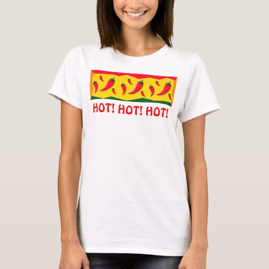 熱い! 熱い! 熱い! Tシャツ (正面)