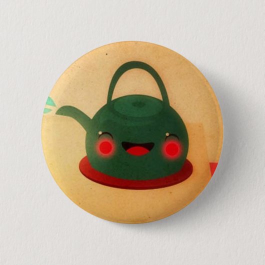 熱い! 缶バッジ (正面)