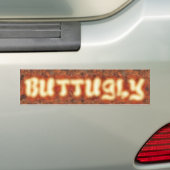 熱いButtugly! バンパーステッカー (車上)