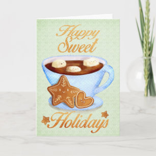 熱いChocoのクリスマスのコップ シーズンカード