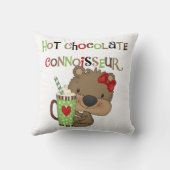 熱いChocolateConoisseurの女の子くま クッション (裏面)