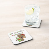 熱いChocolateConoisseurの女の子くま コースター (右側)