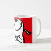 熱いDiggityは私を抱き締めます コーヒーマグカップ (正面右)