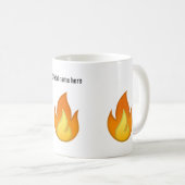 熱いEmojiのパーソナライズで、カスタマイズ可能なマグ|あなたは! コーヒーマグカップ (正面右)