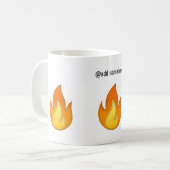 熱いEmojiのパーソナライズで、カスタマイズ可能なマグ|あなたは! コーヒーマグカップ (正面左)