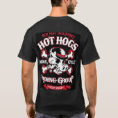 熱いHogs™メンズTシャツ Tシャツ (裏面)