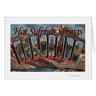 熱いSulphur Springs、コロラド州