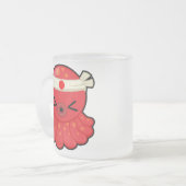 熱いTako フロストグラスマグカップ (正面左)