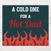 熱おもしろいいパパ父の日ノベルティに冷たい ビールラベル (シングルラベル)