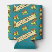 熱おもしろいい日に恋は冷たいビール 缶クーラー (裏面)