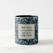 熱おもしろい性クリスマスことわざ ツートーンマグカップ (中央)