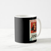 熱おもしろい旧シネマ熱映画レトロViのギフト コーヒーマグカップ (正面右)