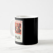 熱おもしろい旧シネマ熱映画レトロViのギフト コーヒーマグカップ (正面左)