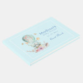 熱お洒落気球に乗るバニーベビー ゲストブック (コーナー)