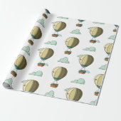 熱お洒落気球ニュートラル赤ちゃんシャワー ラッピングペーパー (アンロールド)