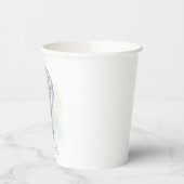 熱お洒落気球男の赤ちゃんシャワーカップ 紙コップ (左)