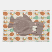 熱お洒落気球 キッチンタオル (横)