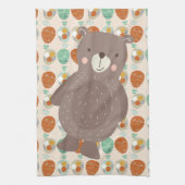 熱お洒落気球 キッチンタオル (縦)