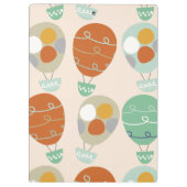 熱お洒落気球 クリップボード (裏面)