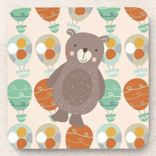 熱お洒落気球 コースター (正面)