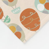 熱お洒落気球 フリースブランケット (角)