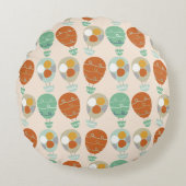 熱お洒落気球 ラウンドクッション (正面)