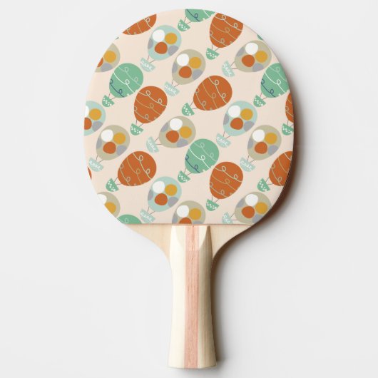 熱お洒落気球 卓球ラケット (裏面)