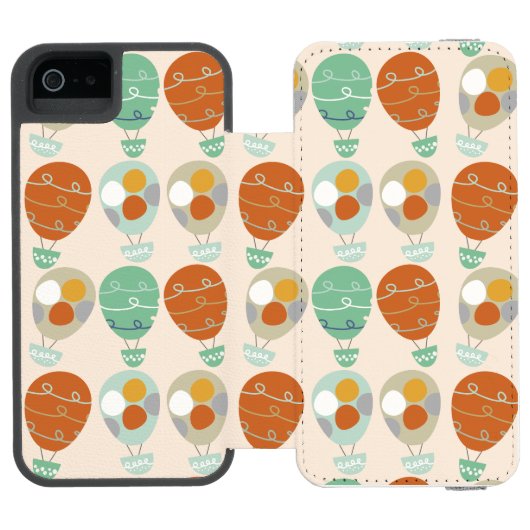 熱お洒落気球 INCIPIO iPhoneウォレットケース (フォリオ Open)