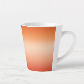 熱かわいらしグラデーション夏オレンジ&アプリコットグラデーション カフェラテマグ (右)