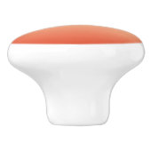 熱かわいらしグラデーション夏オレンジ&アプリコットグラデーション セラミックノブ (側面)