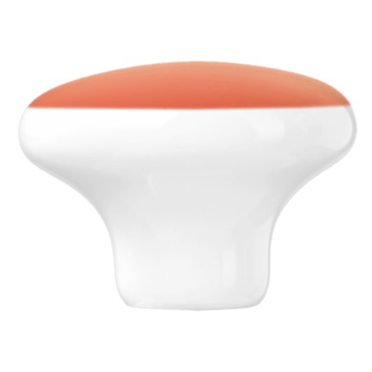 熱かわいらしグラデーション夏オレンジ&アプリコットグラデーション セラミックノブ (側面)