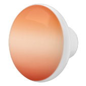 熱かわいらしグラデーション夏オレンジ&アプリコットグラデーション セラミックノブ (右)