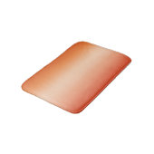 熱かわいらしグラデーション夏オレンジ&アプリコットグラデーション バスマット (アングル)