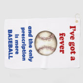 熱が出得た野球が増えた！ ゴルフタオル (横)