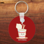 熱くて蒸し暑い キーホルダー (正面)