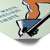 熱くなる – 移保動-第2次世界大戦プロパガンダ ポスター (角)